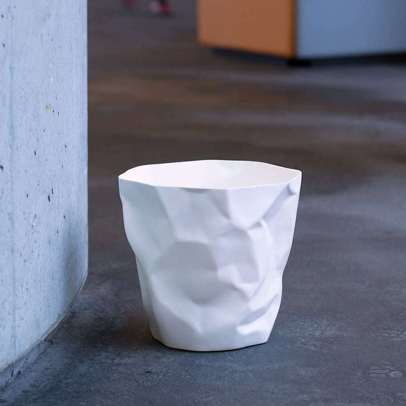 丹麦essey Bin Bin 创意褶皱废纸篓垃圾桶垃圾篓 大号