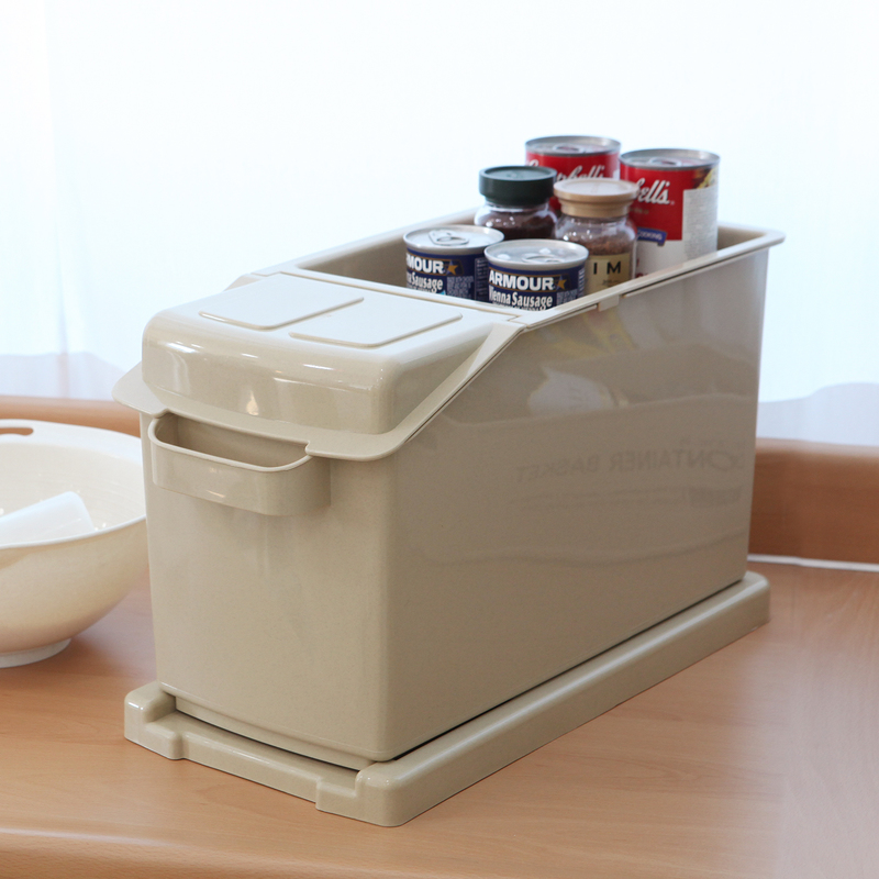 韩国原产changsin滑动健康家用米缸密封米桶收纳盒中号15kg