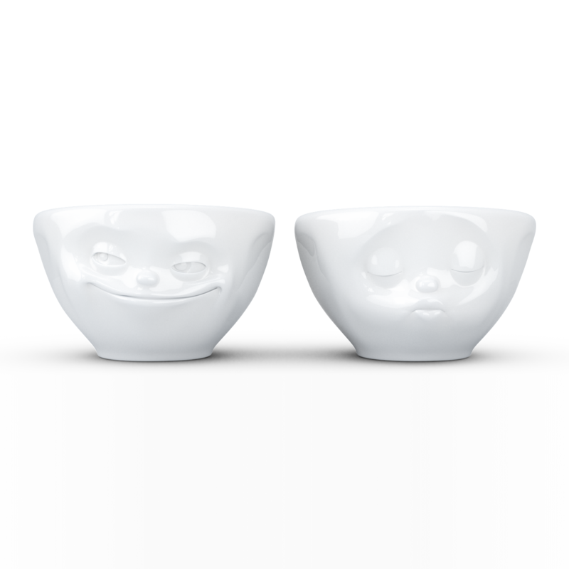 德国Tassen 陶瓷卡通表情碗小萌碗咖啡碗套装2件套100ml