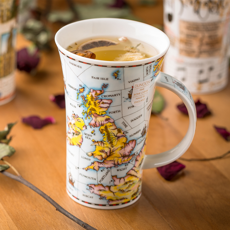 英国DUNOON丹侬 峡谷型骨瓷茶杯水杯 骨瓷马克杯港湾