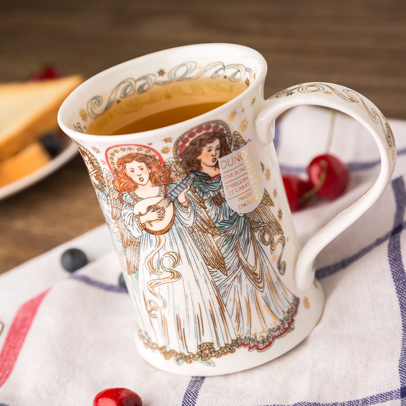 英国DUNOON丹侬 Rothesay型骨瓷茶杯水杯马克杯天使