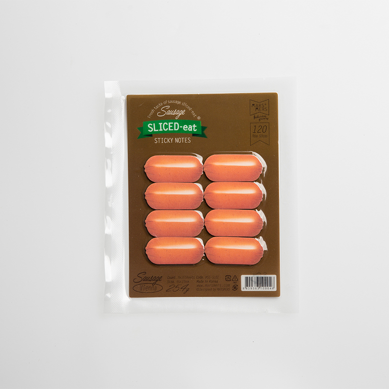 韩国MARSMERS 创意便利贴  维也纳香肠系列（8支装）