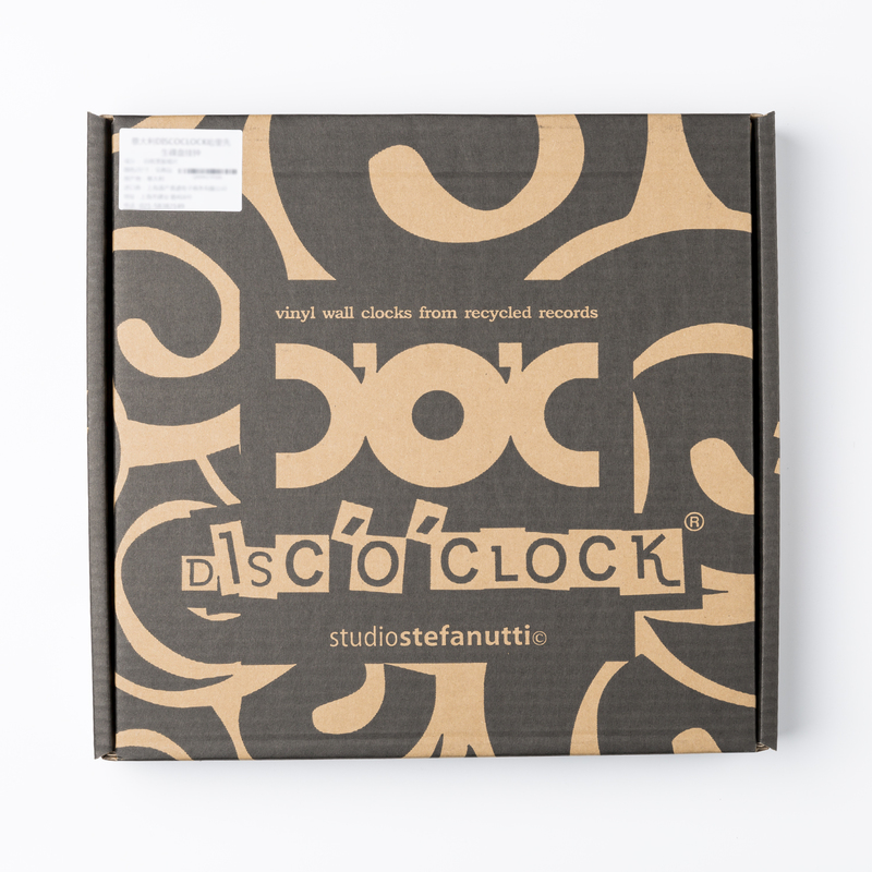 意大利DISC'O'CLOCK客厅装饰硬核摇滚黑胶唱片碟挂钟钟表